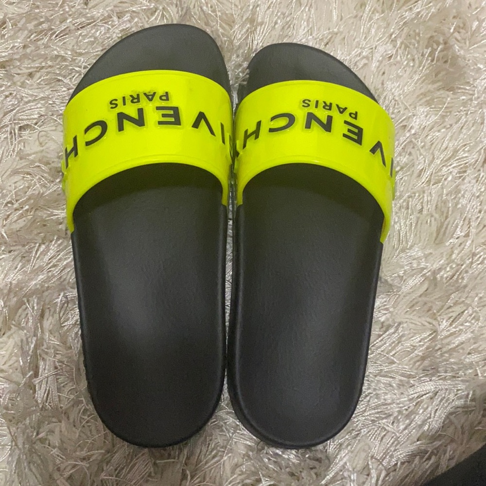 Givenchy yellow slides